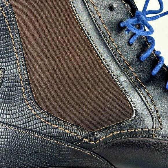 Stacy Adams Men’s Leather Dress Boots Size 10.5M Blue Laces main image 5